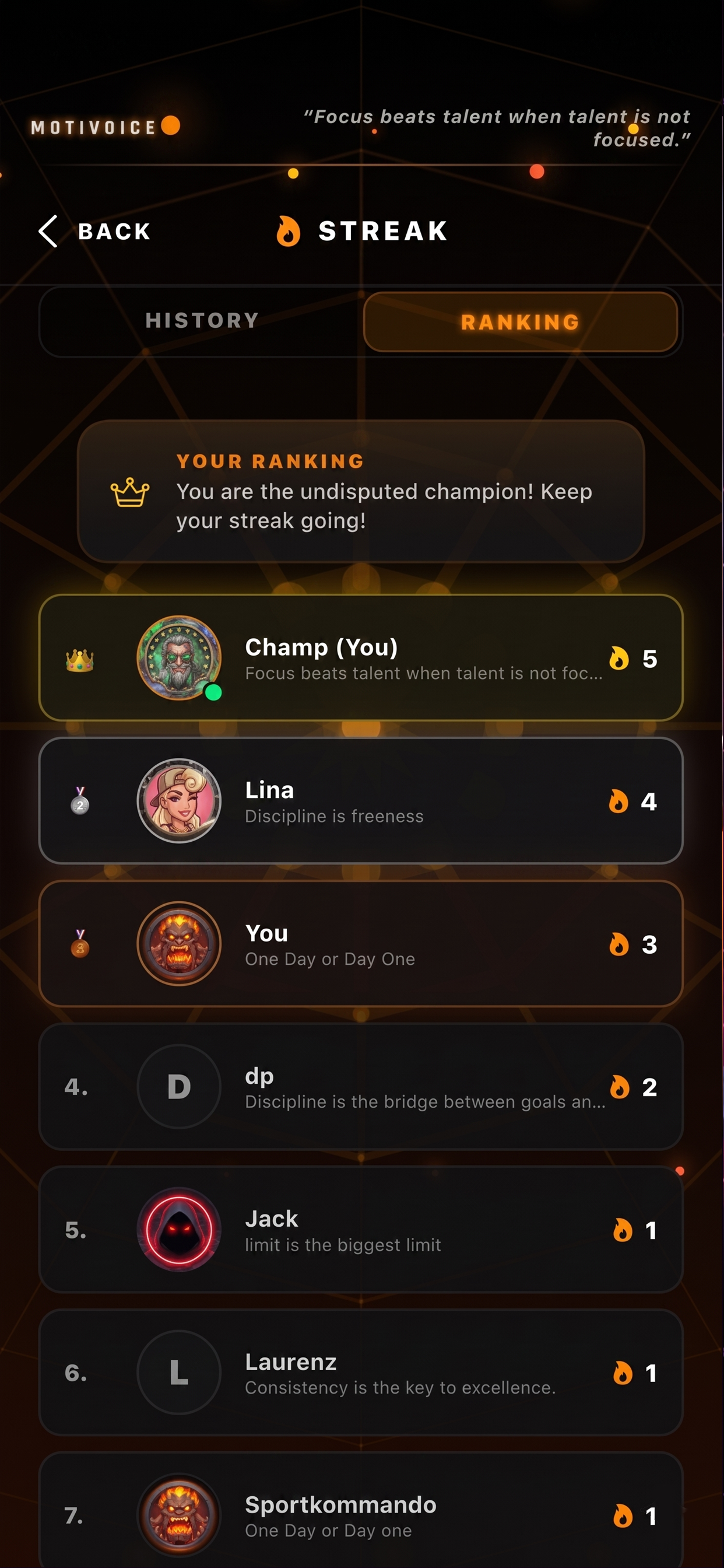 Motivoice Screenshot 3